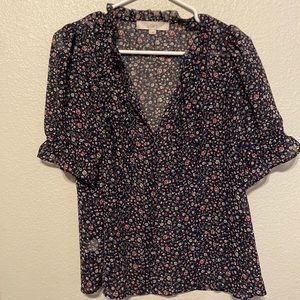 Loft Button Down Blouse
